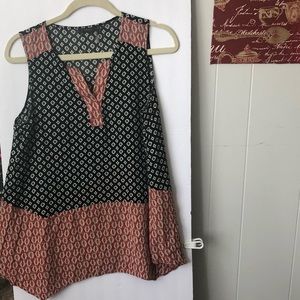 THML | Stitch Fix Geo Print Sleeveless Tunic M